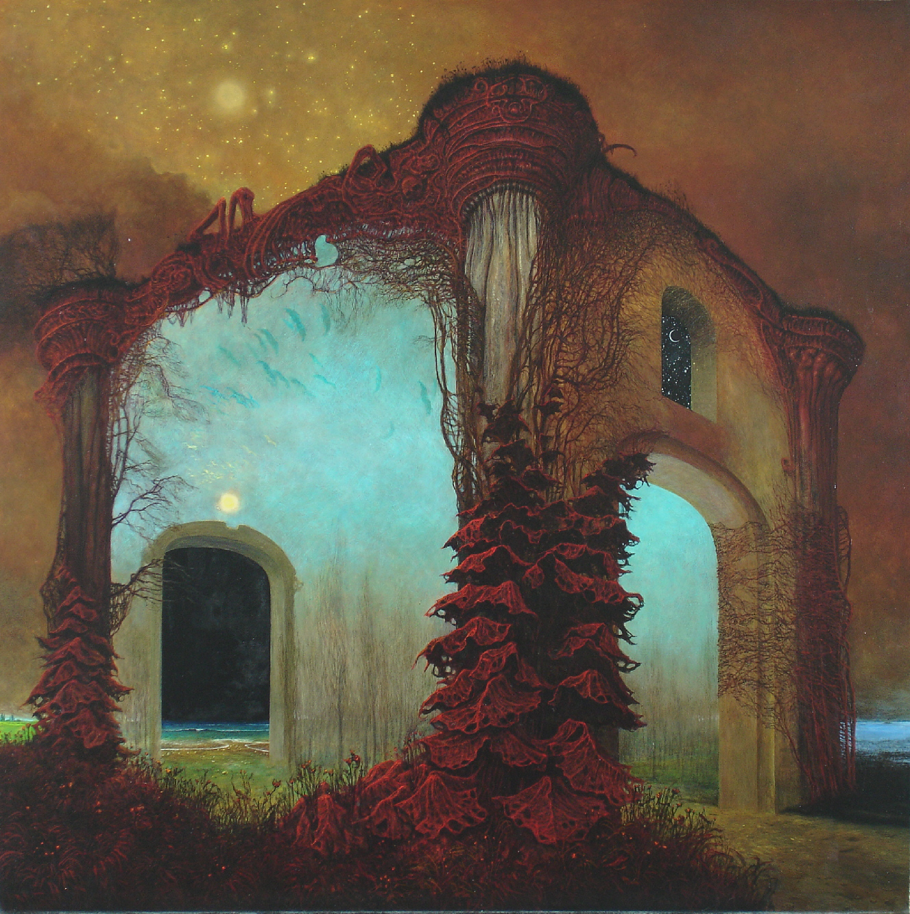 Zdzislaw Beksinski painting